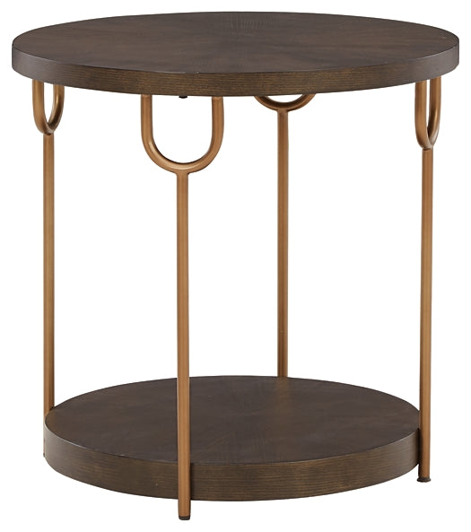 Brazburn Round End Table