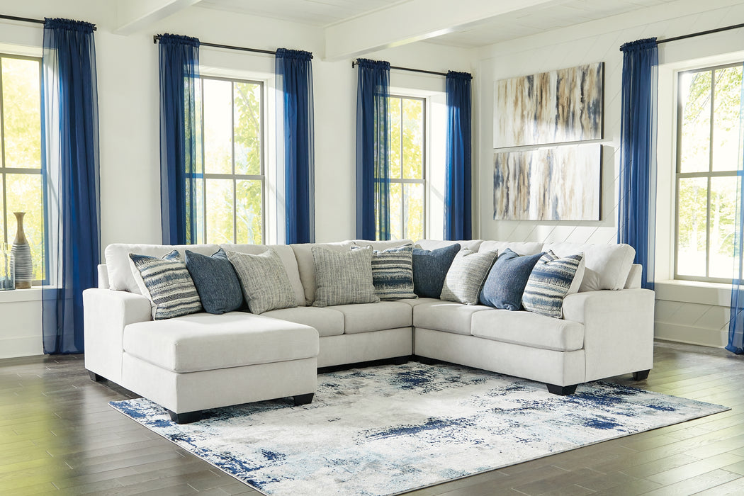 Lowder 4-Piece Sectional with Chaise