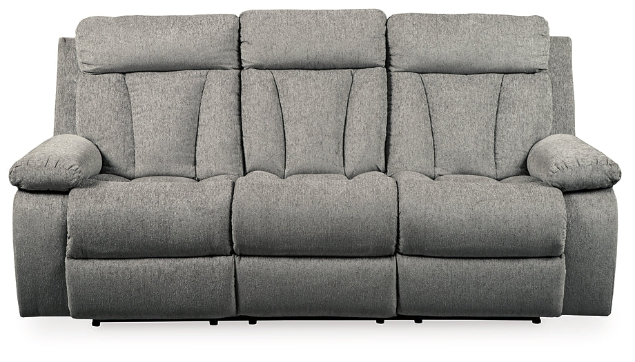 Mitchiner REC Sofa w/Drop Down Table