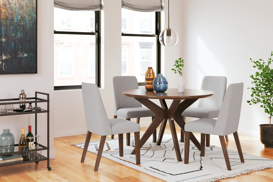 Lyncott Dining Table and 4 Chairs