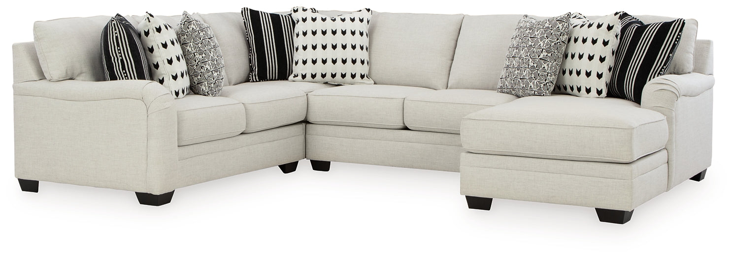 Huntsworth 4-Piece Sectional with Ottoman