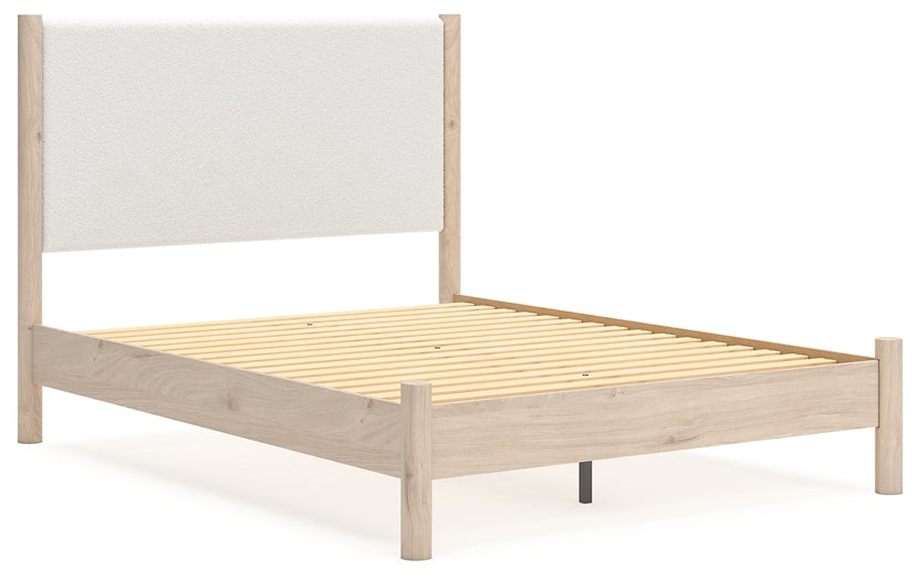 Cadmori  Upholstered Panel Bed