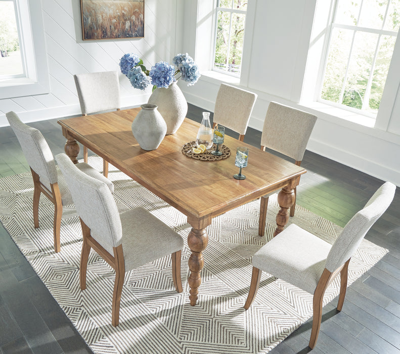 Rybergston Dining Table and 6 Chairs