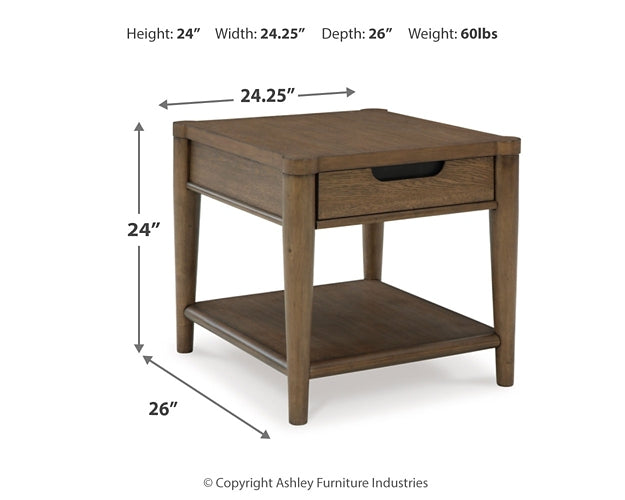 Roanhowe Coffee Table with 1 End Table