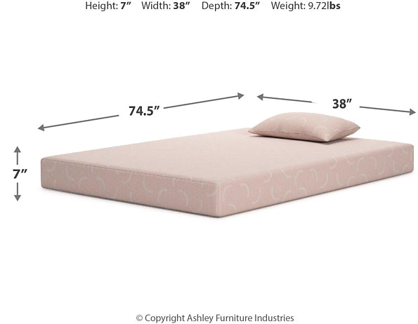 Ikidz Coral  Mattress And Pillow 2/Cn